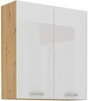 Vysoká horní skříňka ARTTISAN BÍLÁ 80 G-90 2F