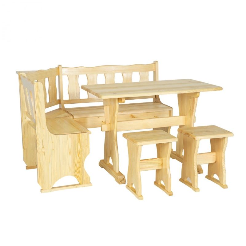 Jídelní set s rohovou lavicí I