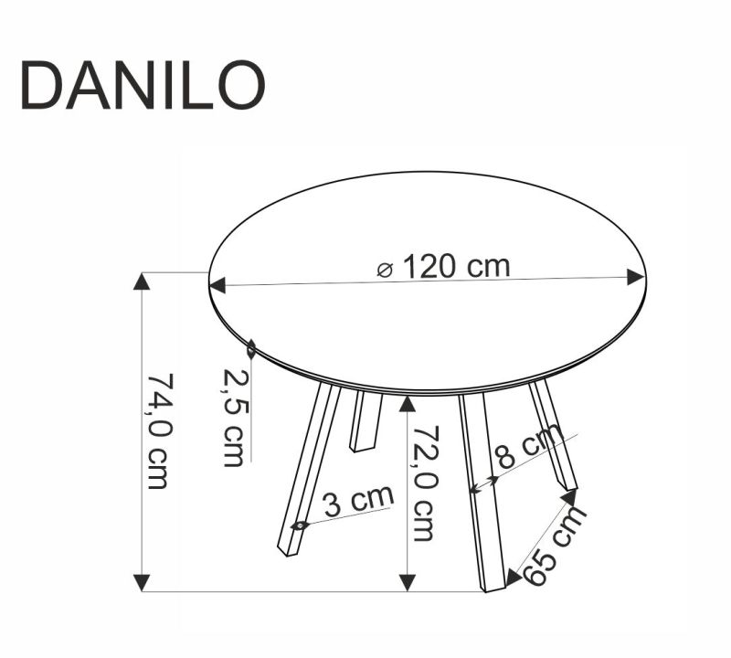 Jídelní stůl DANILO