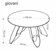 Jídelní stůl GIOVANI