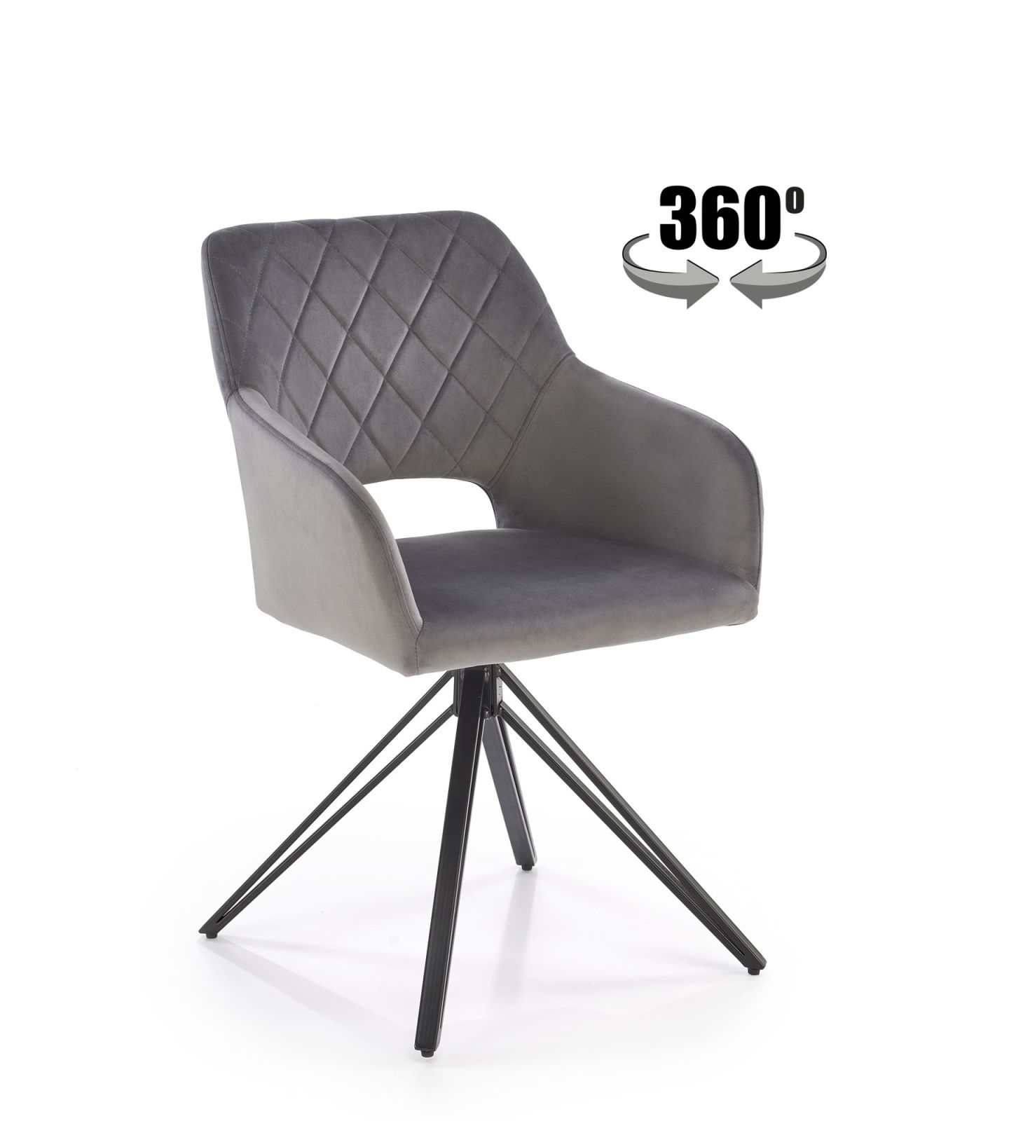 Jídelní židle K535 šedá