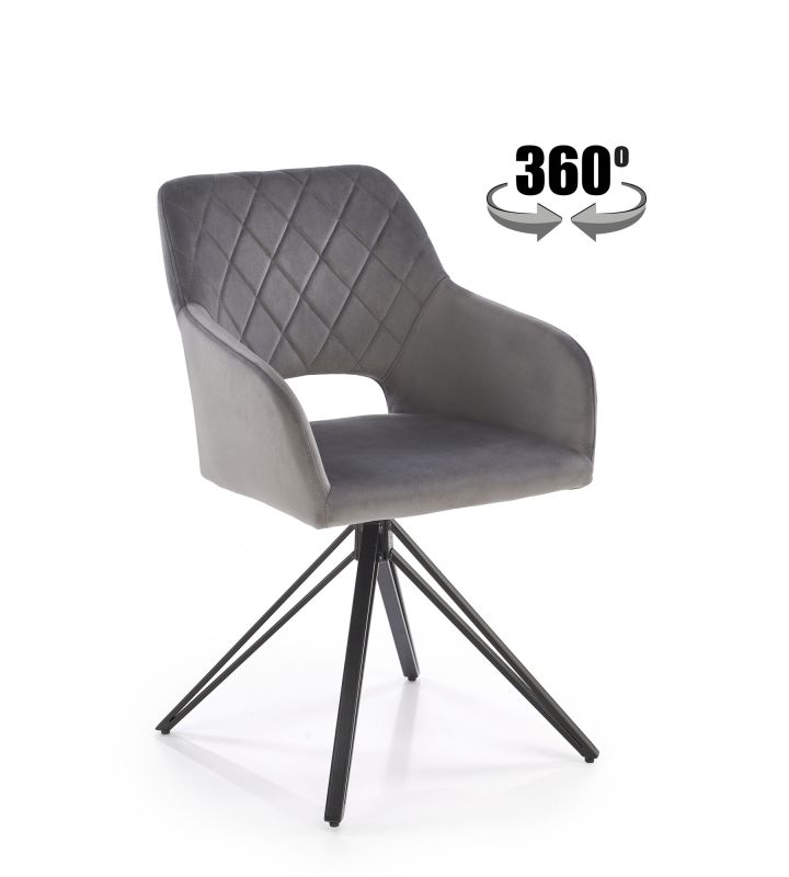 Jídelní židle K535 šedá