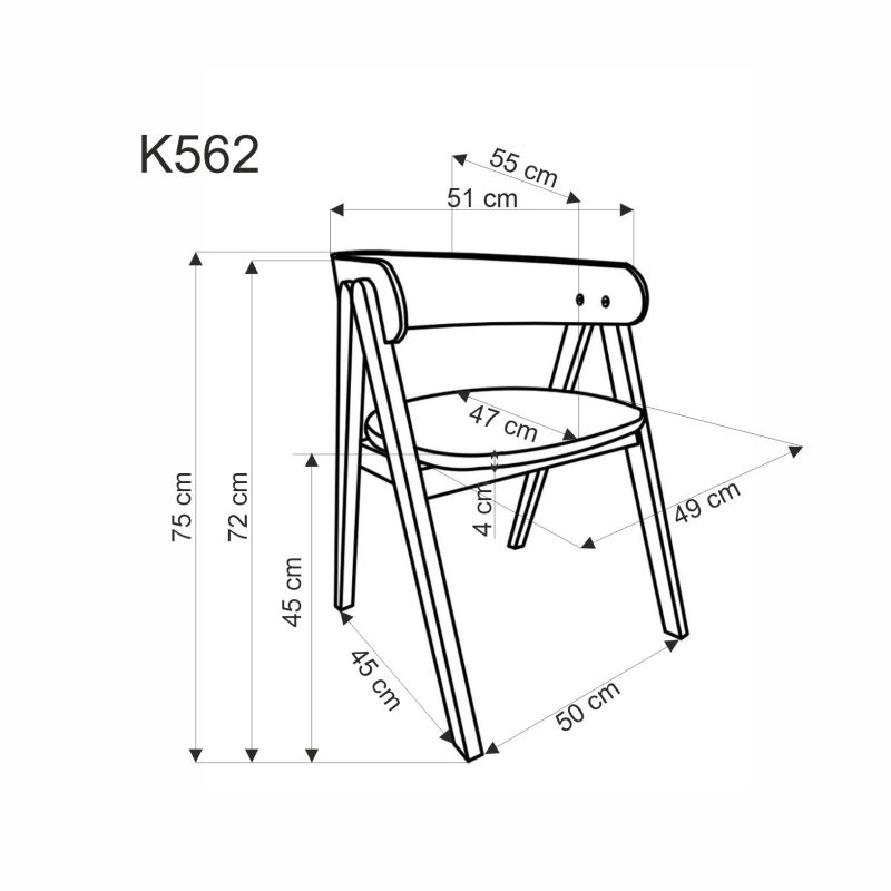 Jídelní židle K562