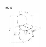 Jídelní židle K563