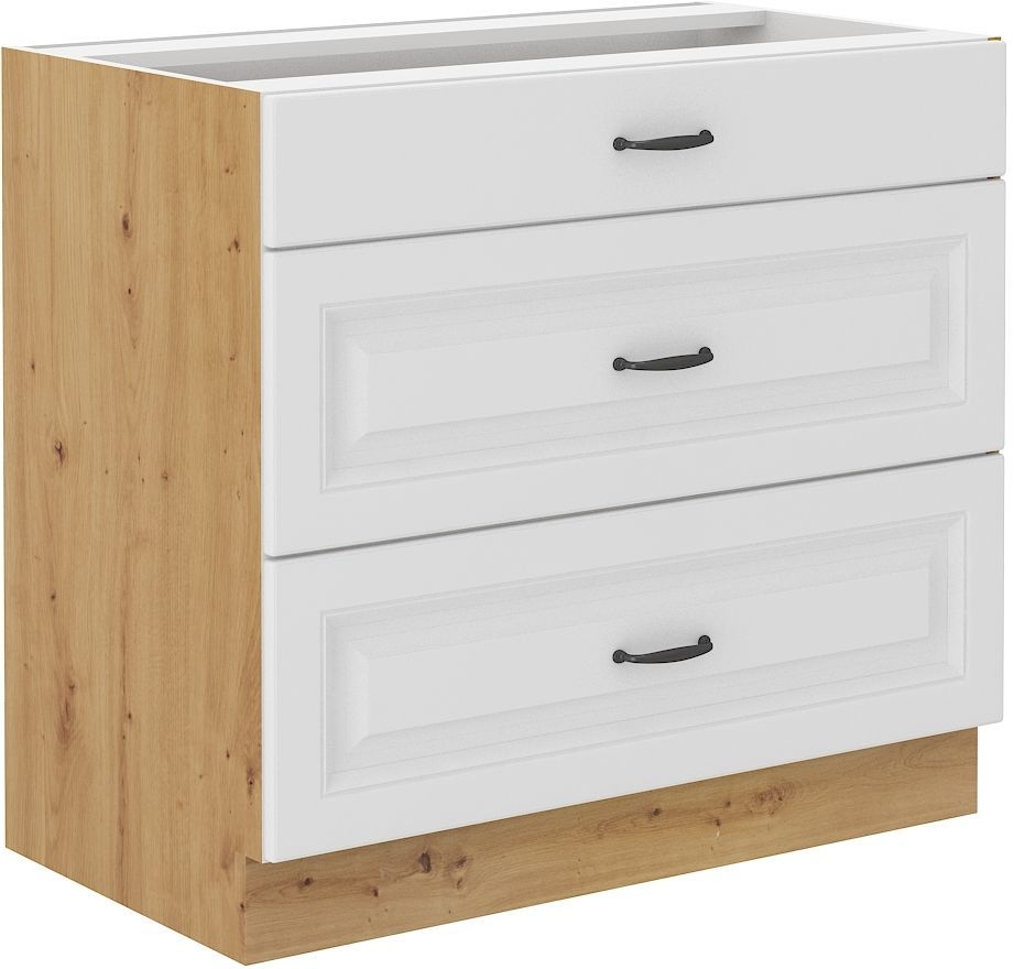 Spodní zásuvková skříňka STILLO BÍLÁ / ARTISAN 80 D 3S BB