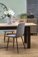 Jídelní stůl BAGIO dub artisan/černý